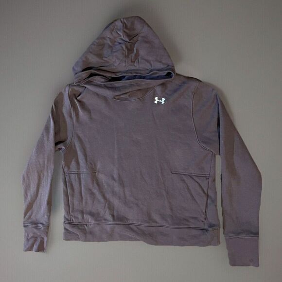 Under‎ Armor Girls Purple Hoodie Pullover Sweater Large - Picture 1 of 5